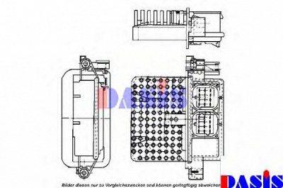 AKS DASIS 740108n -  Блок управления, отопление / вентиляция